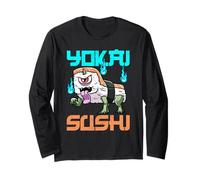 Yokai Sushi Monster Kawaii Creepy Cute Food Anime Diseño Manga Larga