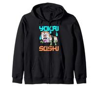 Yokai Sushi Monster Kawaii Creepy Cute Food Anime Diseño Sudadera con Capucha