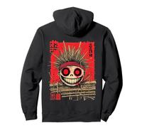 Yokai Voodoo Horror Japan Backprint Streetwear Art Sudadera con Capucha