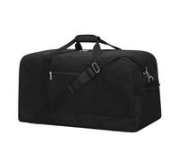 YoKelly Bolsa de deporte grande para hombre, Negro -, 64 cm, Bolsa de lona grande para hombre