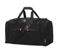 YoKelly Bolsa de gimnasio grande de 24 pulgadas para hombre, Negro, 60,96 cm, Bolsa de gimnasio grande con compartimento para zapatos