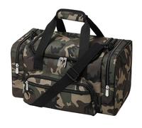 YoKelly Bolsa de lona pequeña de 17 pulgadas, Camo, Carry On 17 inch, Bolsa de transporte