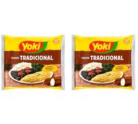 Yoki Farofa Mandioca Brasil | Harina de mandioca lista para usar | Cassava 400 g x 2