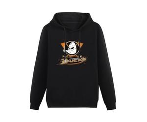 YOKIHI Mighty Ducks Anaheim - Sudadera con capucha para hombre, Negro, M