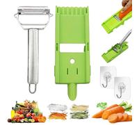 yokiky Zestio Tool, Multi Potato Peeler, Zestio Peeler, Zestio Potato Peeler, Potato Peeler Multi, Multipelador De Patatas, Multifunctional One Blade Peeler + Lemon Juicer + Potato Spiral