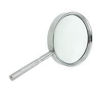 YOKIVE 1 Uds Lupa Aumentadora, Lupa Portátil Metal, Vidrio | Ideal para Estudiar, Casa, Oficina (Plata, 9" Pulgadas)