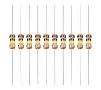 YOKIVE 100 Uds Carbón Película Resistencias, 1/4W 100K Ohm 5% Tolerancias Resistencia, Bueno para DIY Proyectos Electrónicos (Banda 4 Colores, 1,77 x 0,09")