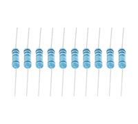 YOKIVE 15 Uds Metal Película Resistencia, 2W 1% Tolerancia 0.1 Ohm Resistencias con Anillo Color, Cable Axial Agujero Pasante, Bueno para Proyectos Electrónicos Bricolaje