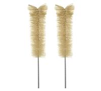 YOKIVE 2 Uds Tubo Botella Cepillo, para Cilindro Graduado Cepillo, Flexible Flexible Limpieza Herramienta, Excelente para Tubería Tubo, (Amarillo, Tono Plateado, 500ml)