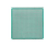 YOKIVE 2uds Una Cara Universal Impreso Circuito Placas, FR-4 PCB Tarjeta Estañada, Buena para Bricolaje Soldadura Electrónicos Proyectos (Verde, 100x100mm)