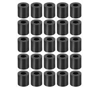 YOKIVE 300 Uds Negro Redondo Espaciador, No Arandelas Roscadas con Alto Efecto Aislamiento, Mantenga Altura Consistente, Genial para M3 Tornillos (ABS, 3,2mm x 7mm x 6mm)