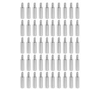 YOKIVE 50 Uds M3 Separadores Tornillos, Níquel Plateado Hexagonal PCB Separadores, Mantener Altura Consistente, Óptimo para Placa Base (Tono Plateado, 15 mm + 6 mm)