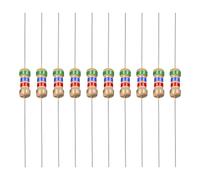 YOKIVE 50uds Carbono Película Resistores, 1/4W 5.6K Ohm 5% Tolerancias Resistor, Bueno para Bricolaje Electrónicos Proyectos (4 Colores Banda, 1.77x0.09 Pulgadas)