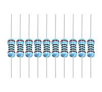 YOKIVE 50uds Metal Película Resistores, 100 Ohm Resistor con 1/2W 1% Tolerancia, Bueno para Bricolaje Electrónicos Proyectos (5 Color Bandas, 8.5mm±1mm)