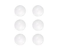 YOKIVE Lente Convexa Plana Vidrio LED 25mm 36mm Focal 6 Piezas | Enfoque sin borde, borosilicato de alta calidad, 6.1mm espesor, para linterna, coche, bicicleta, faro delantero, foco