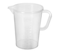 YOKIVE Vaso graduado de doble cara de 2000 ml, transparente