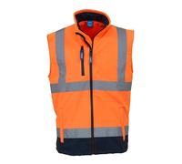 Yoko Chaleco Forro Polar Alta Visibilidad de Softshell para Hombre (BC2805)
