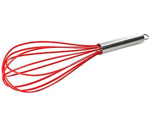YOKO DESIGN 1279 Baker/Metal látigo de Acero Inoxidable 30 x 6,5 x 6,5 cm, Color Rojo