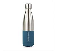 Yoko Design 1336 - Botella isotérmica (Doble Pared, Acero Inoxidable), Acero Inoxidable, Duo Bleu Canard, 500 ml