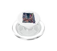 Yokohama City Retro Japón Estética Calles de Yokohama PopSockets PopGrip para MagSafe