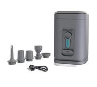 Yokomu Compresor de aire con bomba de aire USB para exteriores, apto para colchón de aire inflable de barco, bolsa de compresión al vacío, iluminación de camping