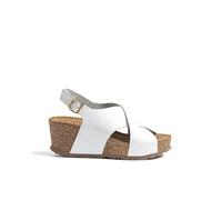 Yokono Sandalia Cuña Bari-263 Color Blanco
