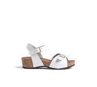 Yokono Sandalia Cuña Bogo-263 Color Blanco