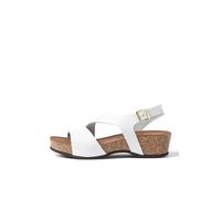 Yokono Sandalia Cuña Bogo-264 Color Blanco
