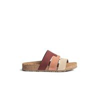 Yokono Sandalia Plana JERBA-116 Multicolor | Zapatos Mujer Primavera-Verano | Piel Vacuna Nobuck | 3 CM
