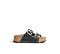 Yokono Sandalia Plataforma WIWI-003 Negro | Zapatos Mujer Primavera-Verano | Piel Vacuna Opak | 4 CM