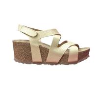 Yokono - Sandalias cuña metalizadas - CUERO para: MUJER color: PLATINO talla: 40, BARI-303