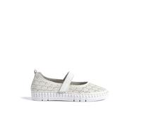 Yokono Sneaker FLOW-106 Blanco | Zapatos Mujer Primavera-Verano | Piel Vacuna Napa | 2 CM
