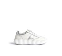 Yokono Sneaker VANNA-105 Plateado | Zapatos Mujer Primavera-Verano | Piel Vacuna Napa | 2 CM