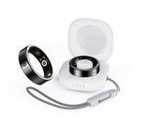 Yokqexz Anillo De Fitness: Anillo De Cerámica con NFC Habilitado, Seguimiento De Oxígeno En Sangre En Tiempo Real, Liviano Y Resistente Al Agua For Nadar Y Correr(11#)