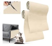 Yokuni Rascador para Gatos Sofa, 200 x 40 cm Rascador Sofa Gatos, Se Puede Recortar La Alfombra para Gatos, Protector Gatos Arañazo Puerta Protectora (Beige-1 Piezas)