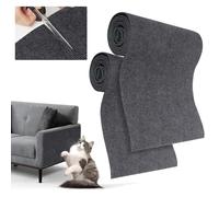 Yokuni Rascador para Gatos Sofa, 200 x 40 cm Rascador Sofa Gatos, Se Puede Recortar La Alfombra para Gatos, Protector Gatos Arañazo Puerta Protectora (Gris-1 Piezas)