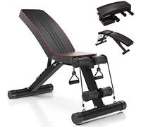 YOLEO Banco de Pesas Ajustable - utilitarios para Entrenamiento de Cuerpo Completo, Plegable, de declive Inclinado Prensa para Gimnasio en casa