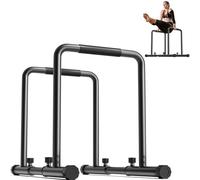 Yoleo Barra de inmersión ajustable, 500 kg, portátil, funcional, barra de fitness con conexión de seguridad, soporte de inmersión resistente, prensa corporal, barra de ejercicios paraletos para