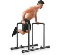 YOLEO Barras Paralelas Calistenia Adjustable, Dip Bar Fitness, Push Up Bars de Inmersión, Altura y Ancho Ajustables, Acero