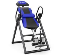 YOLEO Gravity Tabla de inversión Plegable con Bloqueo de Seguridad, Entrenador de Gravedad con Soporte Lumbar para Terapia para aliviar el Dolor (turquesa)