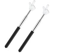 Yolev 2 Piezas Puntero Telescópico para Profesores Mini Bolígrafo para Enseñanza Manual Palo Extensible Puntero Retráctil para Pizarra Blanca Adecuado para Profesores Material Didáctico en el Aula