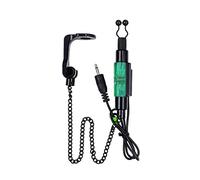 YolieraArt Alarma de mordida de Pesca, 4 Indicadores LED de Pesca Nocturna con Cabezal de tensin de Metal, Enchufe de 2,5 mm, Cadena de 8.6 Pulgadas para CAA de Pescar de Carpa