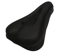 YolieraArt Bike Seat Cover, Silicone Soft Saddle Pad with Hollow Arrowing Design, Quick Installation Thick Cushion, Suitable for Mountain Road Indoor Fitness Bikes, 12 x 7.5 in