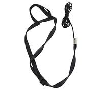YolieraArt Bird Harness Ultra Light Leash, Adjustable Parrot Flying Rope for Outdoor Playing Parties, Soft Nylon Webbing with Satin Texture, Metal Buckle, 8 Shaped Strap (Black)