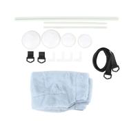 YolieraArt Cama con ventana para gatos con ventosa, capacidad de carga de 33 libras, 19.2 x 12 pulgadas, felpa cálida, una capa, malla resistente y varillas de fibra de vidrio, para gatos de interior