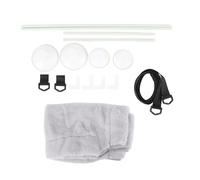 YolieraArt Cama con ventana para gatos con ventosa, capacidad de carga de 33 libras, 19.2 x 12 pulgadas, felpa cálida, una capa, malla resistente y varillas de fibra de vidrio, para gatos de interior