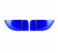 YolieraArt Cubierta de bisel de luz antiniebla, carcasa de lámpara frontal ABS para S u b a r u I m p r e z a STI WRX 2004-2005, negro mate (azul)