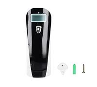 YolieraArt Dispensador automático de aromas, ambientador montado en la pared con pantalla LCD para el hogar, hotel, baño, máquina de pulverización de fragancia de plástico negro