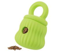 YolieraArt Juguete de alimentación lenta para perros, dispensador interactivo de alimentos para mascotas en forma de calabaza, material de silicona resistente a la temperatura, ayuda a prevenir