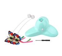 YolieraArt Juguete eléctrico giratorio para gatos, juguete interactivo para gatos con movimiento de 360°, columpio luminoso para jugar por la noche, juguete automático de ejercicio para gatitos